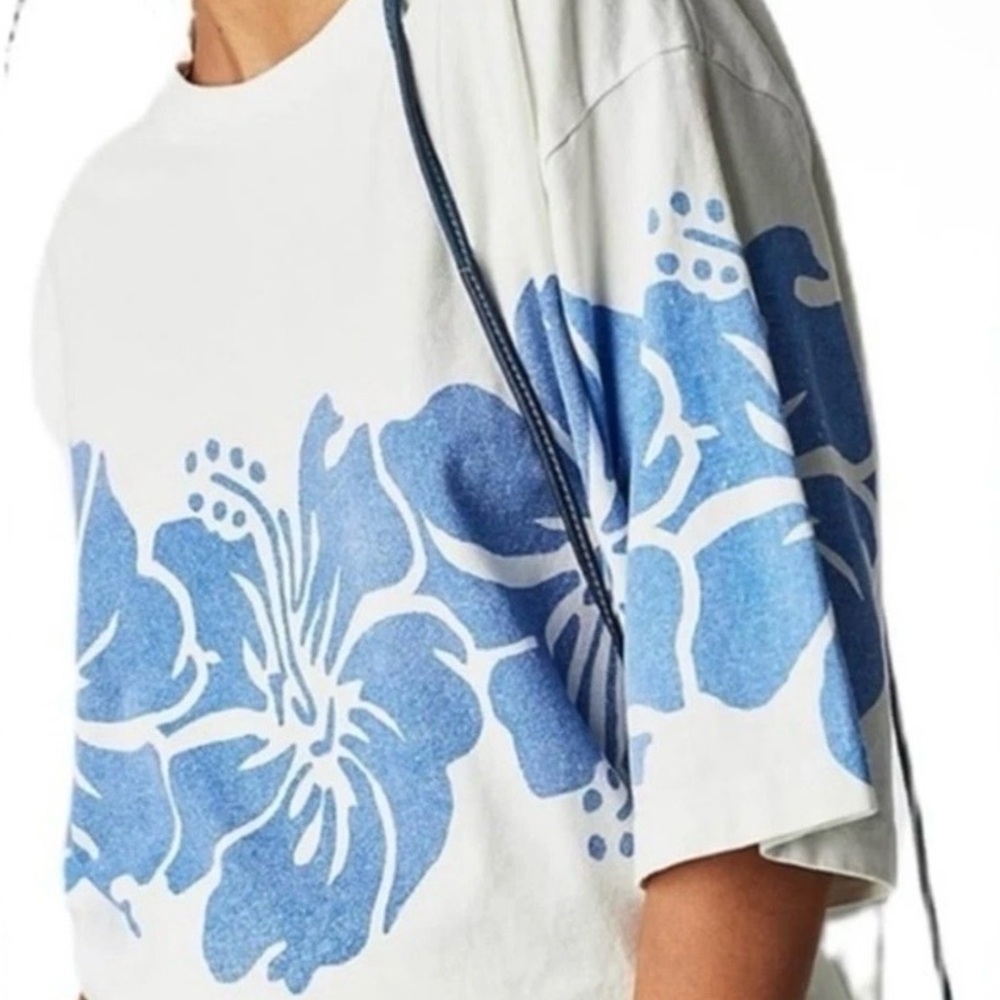Free People The Bureau Hibiscus Tee